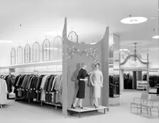 Gimbel Brothers, business in Cross County Center, Yonkers, New York, 1955. Creator: Gottscho-Schleisner, Inc