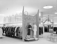 Gimbel Brothers, business in Cross County Center, Yonkers, New York, 1955. Creator: Gottscho-Schleisner, Inc