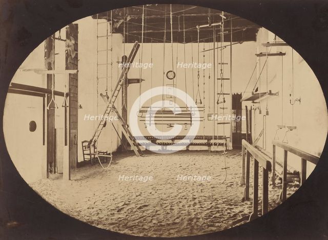 Gimnasio López, de Sevilla, ca. 1860. Creator: Possibly by Luigi Pesce.