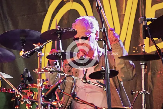 Ginger Baker, Love Supreme Jazz Festival, Glynde Place, East Sussex, 2015. Artist: Brian O'Connor.