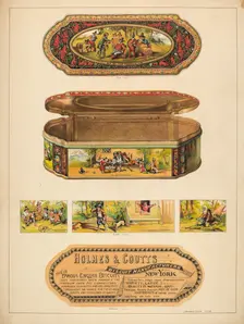 Ginger Box Tin, c. 1938. Creator: J. Howard Iams