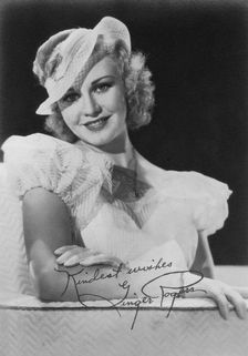 Ginger Rogers (1911-1995), American actress, dancer and singer, c1930s