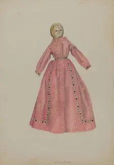 Gingham Doll, c. 1938. Creator: William Frank