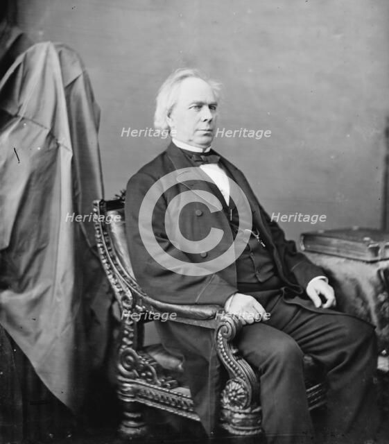 Ginery Twichell of Massachusetts, between 1860 and 1875. Creator: Unknown.