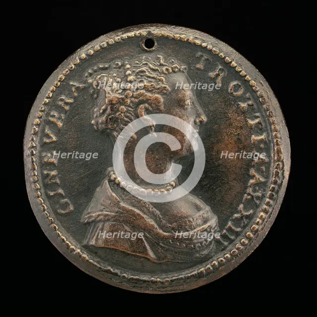 Ginevra Trotti, 1556/1586. Creator: Pastorino Pastorini.