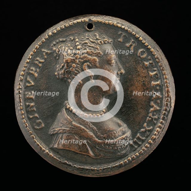 Ginevra Trotti, 1556/1586. Creator: Pastorino Pastorini.