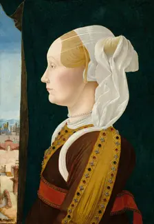 Ginevra Bentivoglio, c. 1474/1477. Creator: Ercole de Roberti