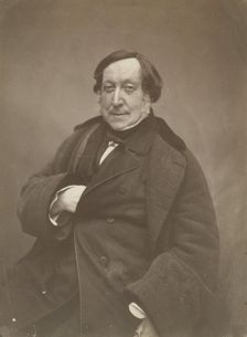 Gioacchino Rossini, March 1856. Creator: Nadar