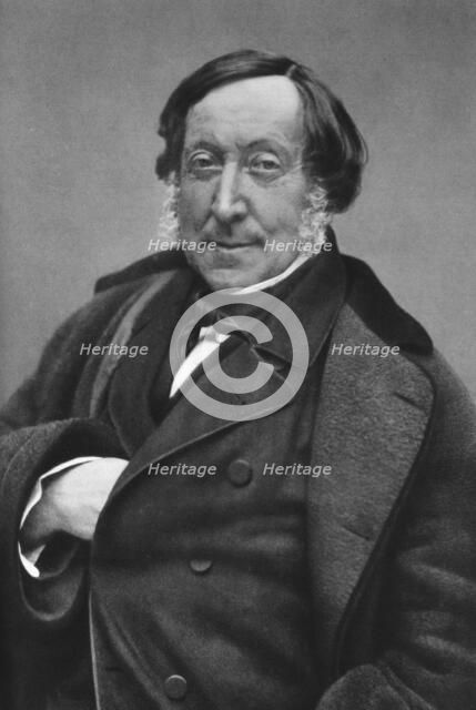 Gioachino Rossini (1792-1868), Italian composer. Creator: Nadar.