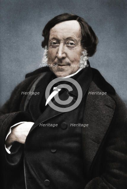 Gioachino Rossini (1792-1868), Italian composer. Creator: Nadar.