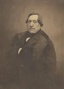 Gioachino Rossini, negative 1855-1856; print 1861-1869. Creator: Nadar