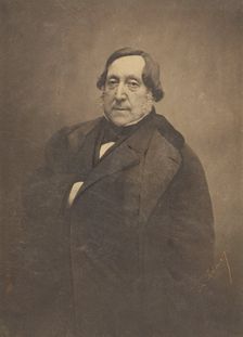 Gioachino Rossini, negative 1855-1856; print 1861-1869. Creator: Nadar