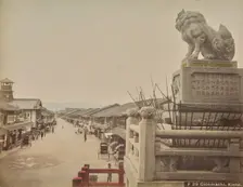 Gionmachi, Kioto, about 1882-1890s. Creator: Adolfo Farsari