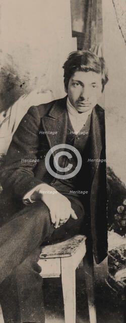 Giorgio de Chirico, Munich, c.1907. Creator: Unknown photographer.