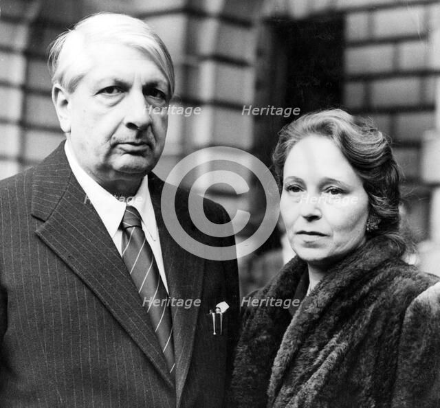 Giorgio De Chirico and his second wife, Isabella Pakszwer Far (1909-1990). Creator: Unknown photographer.