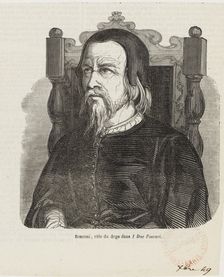 Giorgio Ronconi as Doge in Opera I due Foscari by Giuseppe Verdi, 1849