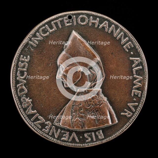 Giovanna Dandolo, Wife of Pasquale Malipiero [reverse], c. 1452/1464. Creator: Pietro da Fano.