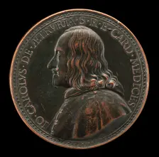 Giovanni Carlo de Medici, 1611-1663, Cardinal 1644 [obverse], 1740. Creator: Antonio Francesco Selvi
