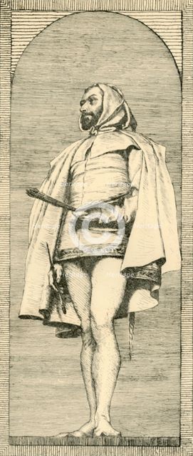 Giovanni Cimabue: design for a mosaic, c1868, (1881).  Creator: Bernard Collier.