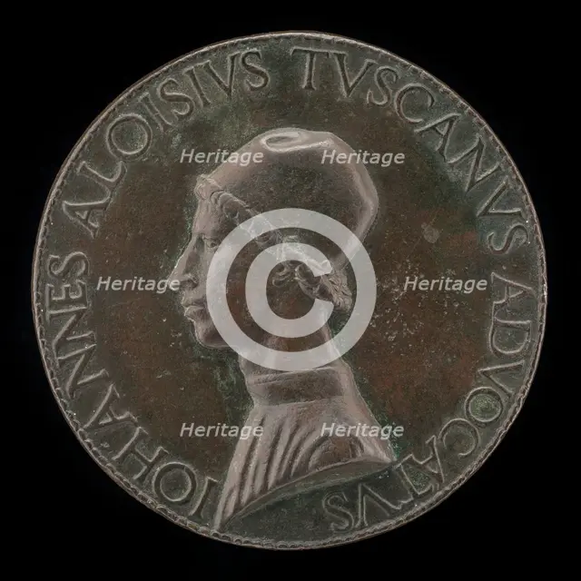 Giovanni Alvise Toscani, c. 1450-1478, Milanese Jurisconsult, Consistorial Advocate...[obverse]. Creator: Lysippus Junior.