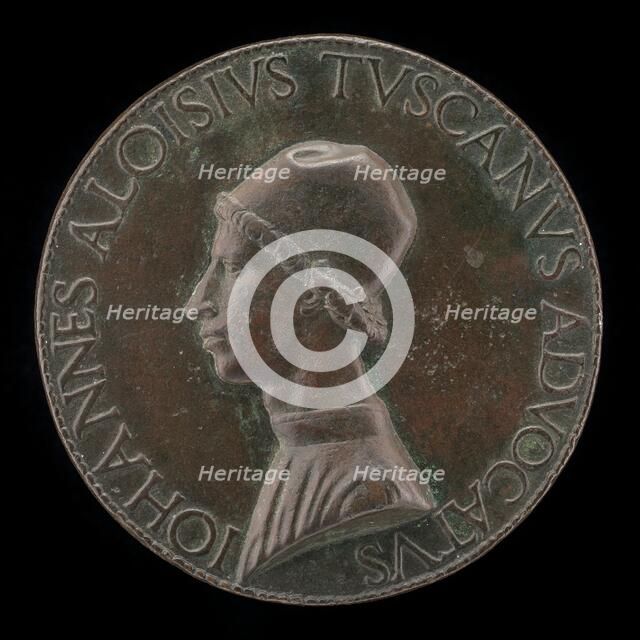 Giovanni Alvise Toscani, c. 1450-1478, Milanese Jurisconsult, Consistorial Advocate...[obverse]. Creator: Lysippus Junior.