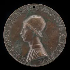 Giovanni Alvise Toscani, c. 1450-1478, Milanese Jurisconsult, Consistorial Advocate...[obverse]. Creator: Lysippus Junior