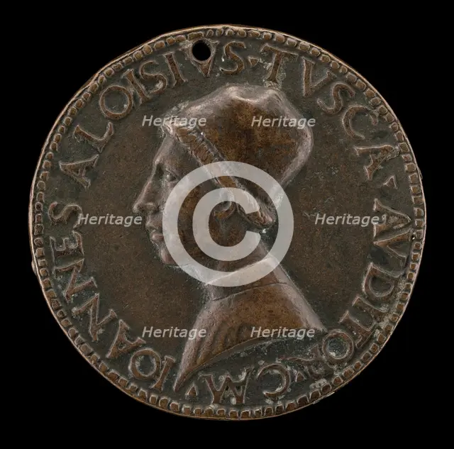 Giovanni Alvise Toscani, c. 1450-1478, Milanese Jurisconsult, Consistorial Advocate...[obverse]. Creator: Lysippus Junior.