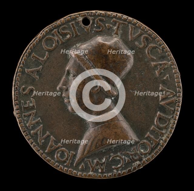 Giovanni Alvise Toscani, c. 1450-1478, Milanese Jurisconsult, Consistorial Advocate...[obverse]. Creator: Lysippus Junior.