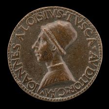 Giovanni Alvise Toscani, c. 1450-1478, Milanese Jurisconsult, Consistorial Advocate...[obverse]. Creator: Lysippus Junior
