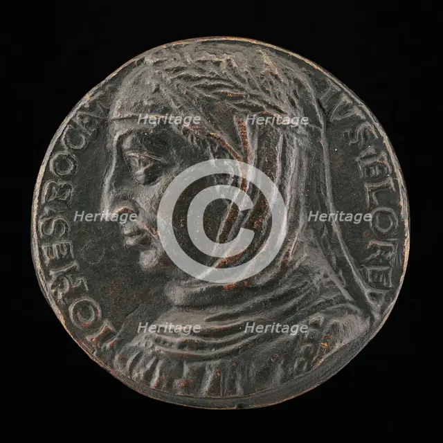 Giovanni Boccaccio, 1313-1375, Florentine Writer [obverse], c. 1500. Creator: Unknown.