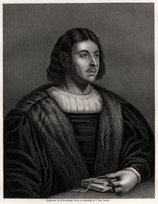 Giovanni Boccaccio, Italian author and poet, 19th century.Artist: Richard Woodman