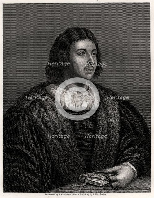 Giovanni Boccaccio, Italian author and poet, 19th century.Artist: Richard Woodman
