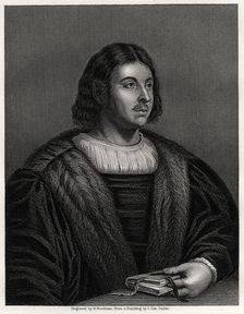 Giovanni Boccaccio, Italian author and poet, 19th century.Artist: Richard Woodman