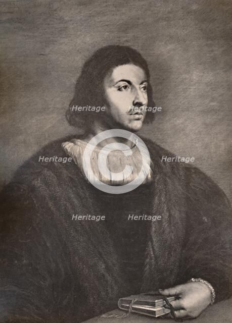 Giovanni Boccaccio, Italian Renaissance writer, poet and humanist 17th century (1894). Artist: Cornelis van Dalen II.