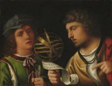 Giovanni Borgherini and His Tutor, late 15th-early 16th century. Creator: Giorgione