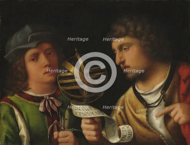 Giovanni Borgherini and His Tutor, late 15th-early 16th century.  Creator: Giorgione.