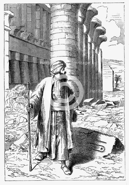 Giovanni Battista Belzoni, Italian explorer and antiquity seeker, c1860. Artist: Unknown