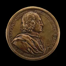 Giovanni Battista Mancini, died 1694, Agent General of Tuscany in Rome [obverse], 1680. Creator: Massimiliano Soldani