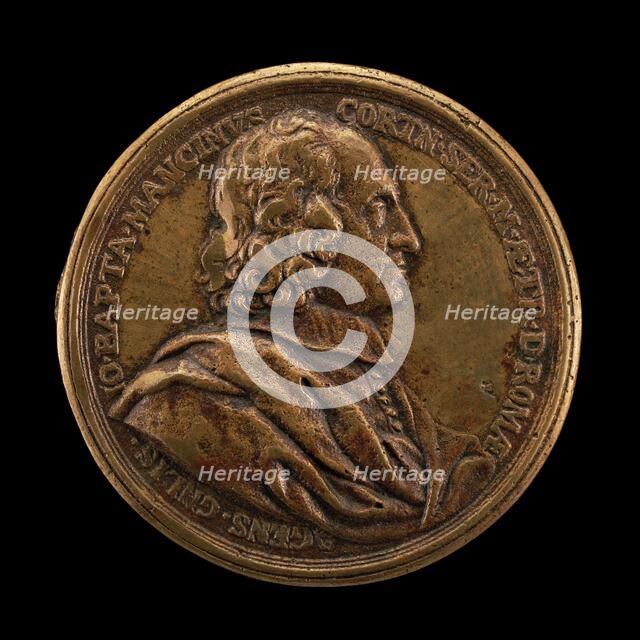 Giovanni Battista Mancini, died 1694, Agent General of Tuscany in Rome [obverse], 1680. Creator: Massimiliano Soldani.