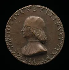 Giovanni Bellini, c. 1430-1516, Venetian Painter [obverse], c. 1470/1480. Creator: Vittore Gambello