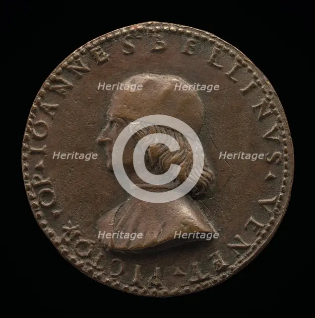 Giovanni Bellini, c. 1430-1516, Venetian Painter [obverse], c. 1470/1480. Creator: Vittore Gambello.