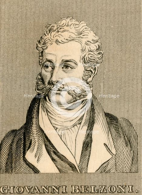 'Giovanni Belzoni', (1778-1823), 1830. Creator: Unknown.