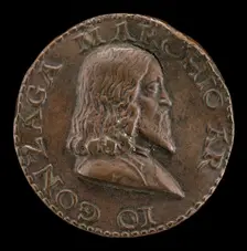 Giovanni Gonzaga, 1474-1525, Condottiere [obverse], c. 1510. Creator: Mea