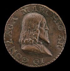 Giovanni Gonzaga, 1474-1525, Condottiere [obverse], c. 1510. Creator: Mea