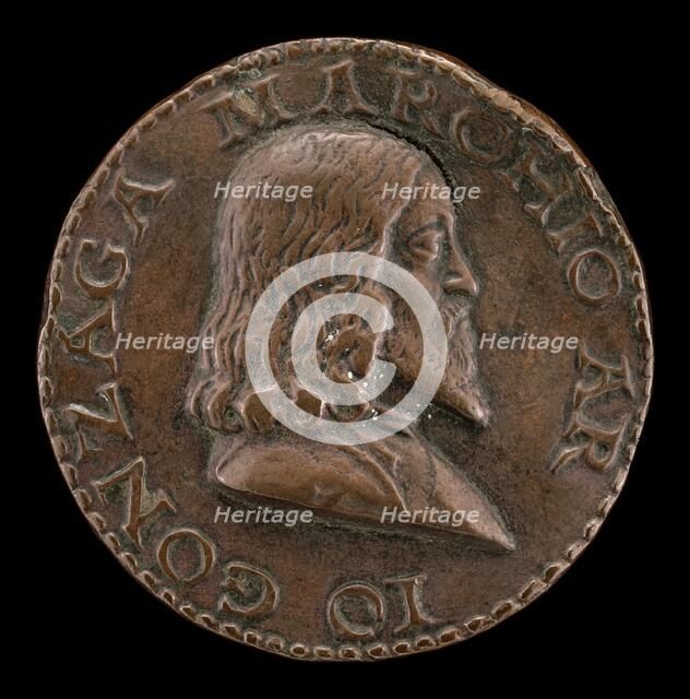 Giovanni Gonzaga, 1474-1525, Condottiere [obverse], c. 1510. Creator: Mea.