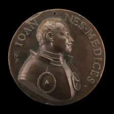 Giovanni de Medici delle Bande Nere, 1498-1526 [obverse]. Creator: Danese Cattaneo