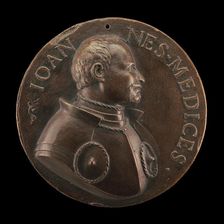 Giovanni de Medici delle Bande Nere, 1498-1526 [obverse]. Creator: Danese Cattaneo