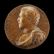 Giovanni de Medici delle Bande Nere, 1498-1526, Condottiere [obverse], c. 1546. Creator: Unknown