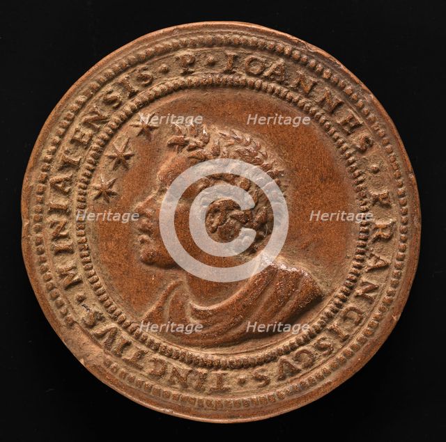 Giovanni Francesco Tinti, Poet and Astrologer [obverse], 1581. Creator: Unknown.