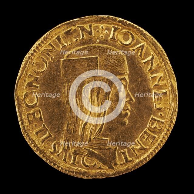 Giovanni II Bentivoglio, 1443-1508, Lord of Bologna 1463-1506 [obverse], 15th or 16th century. Creator: Unknown.